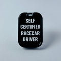NFC raktų pakabukas "Self certified racecar driver"