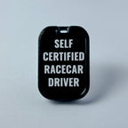 NFC raktų pakabukas "Self certified racecar driver"