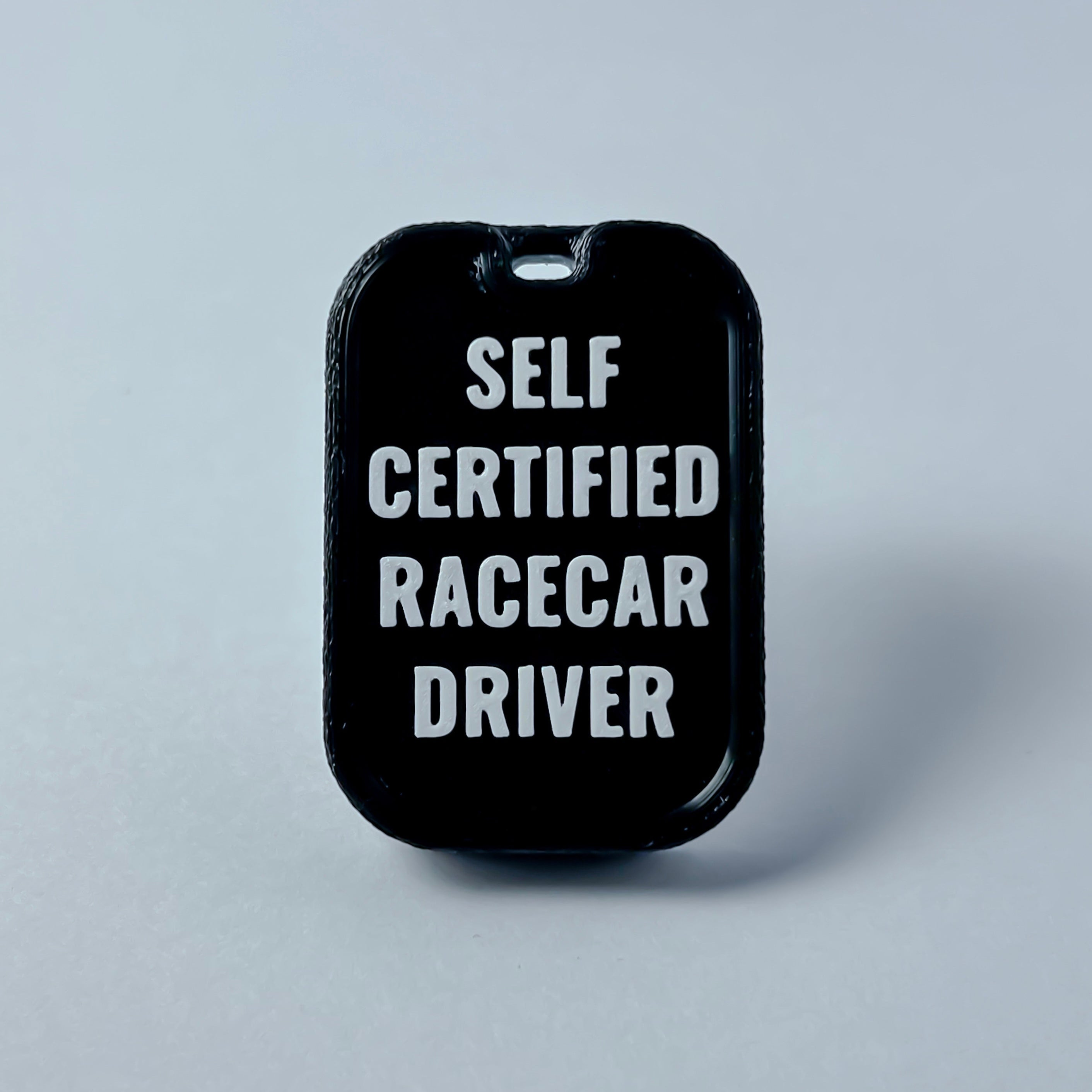 NFC raktų pakabukas "Self certified racecar driver"