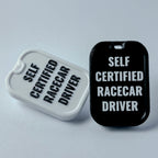 NFC raktų pakabukas "Self certified racecar driver"