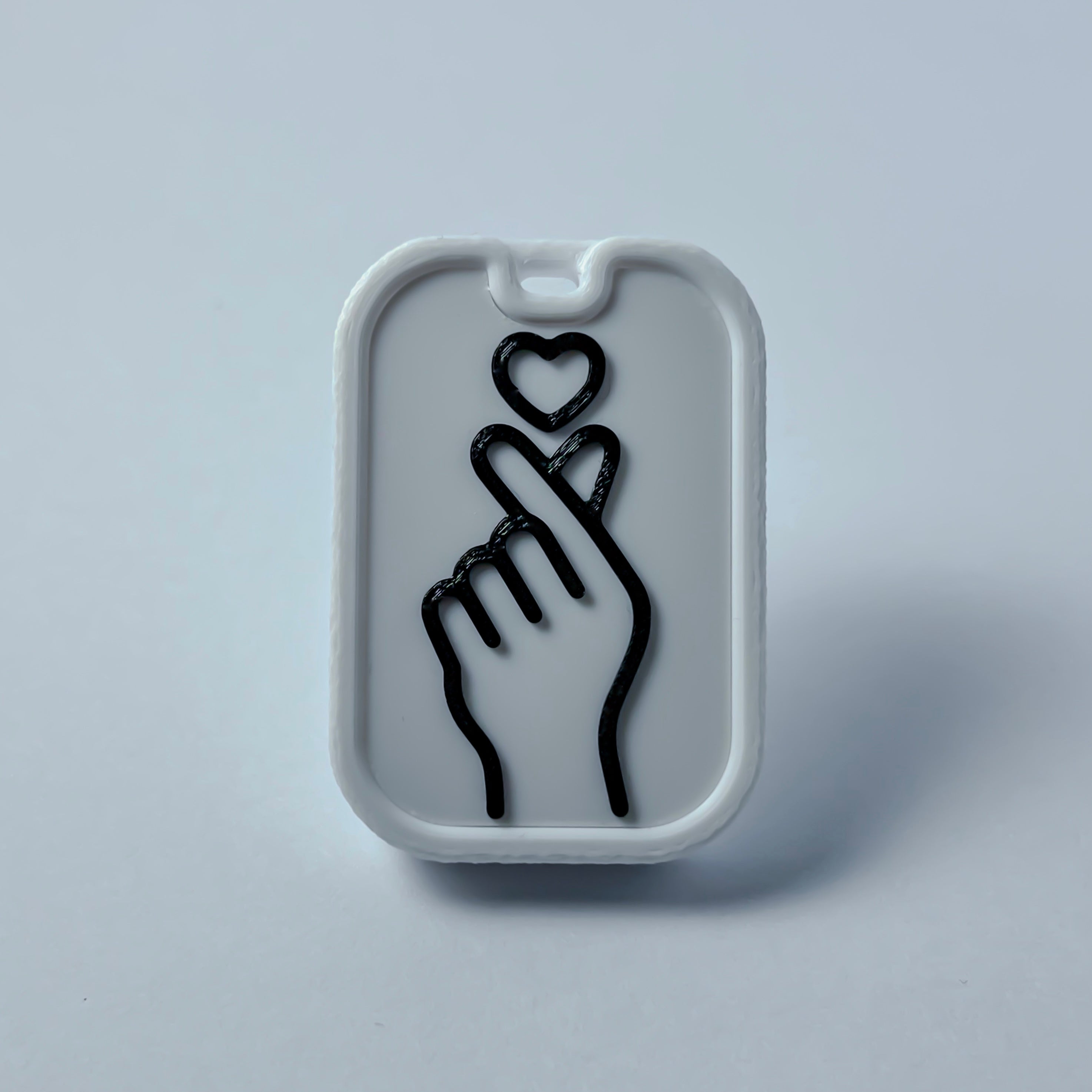 NFC raktų pakabukas "Korėjietiška širdelė"